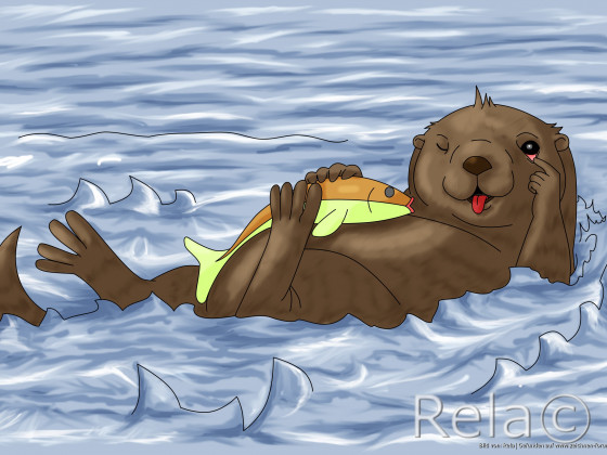 Frecher Otter